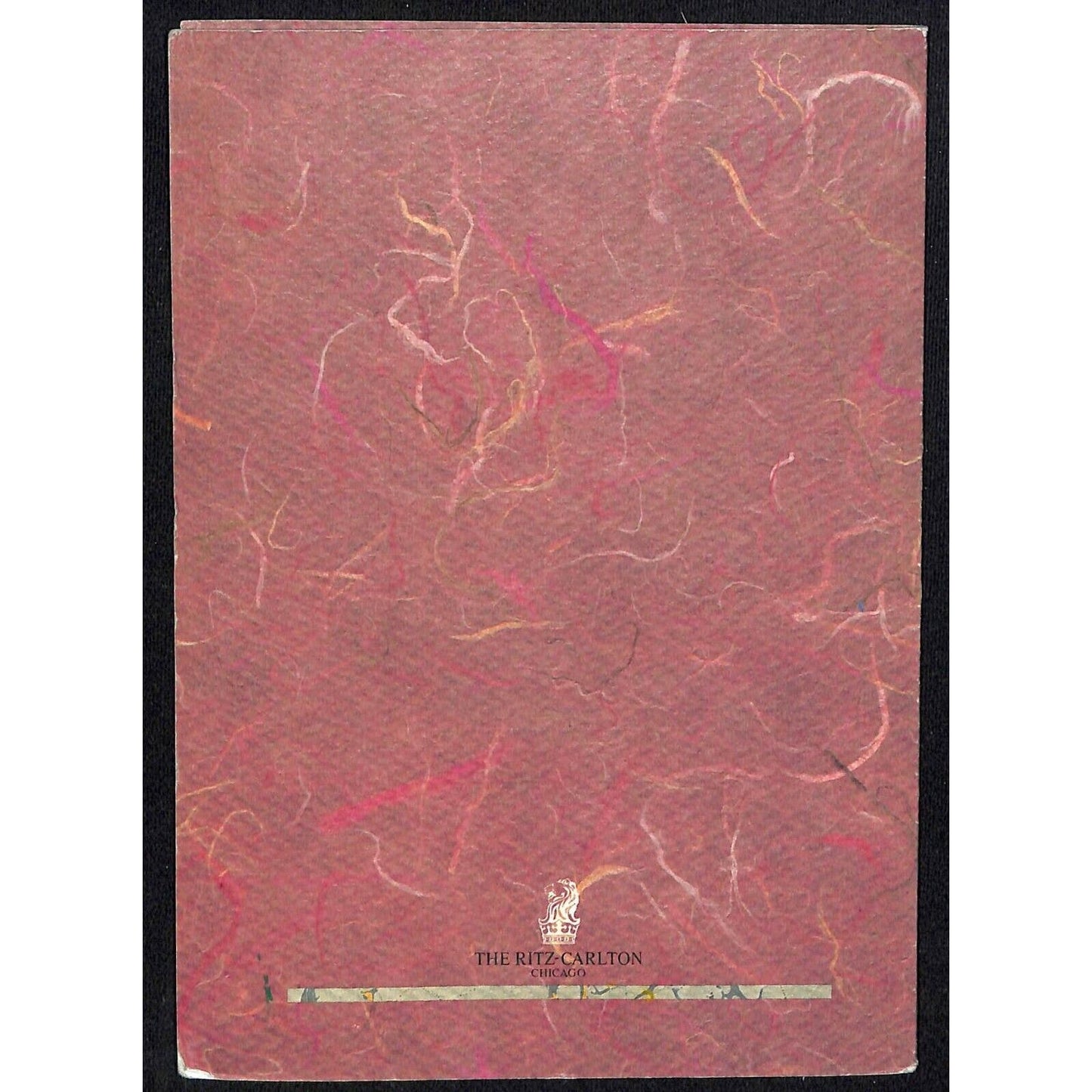 c1990's-2000 Ritz-Carlton Chicago Dining Room Menu Folder (No Menu)