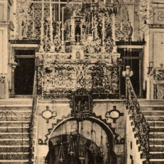 c1907-15 PPC Nazareth "Church of the Annunciation" Vintage Postcard