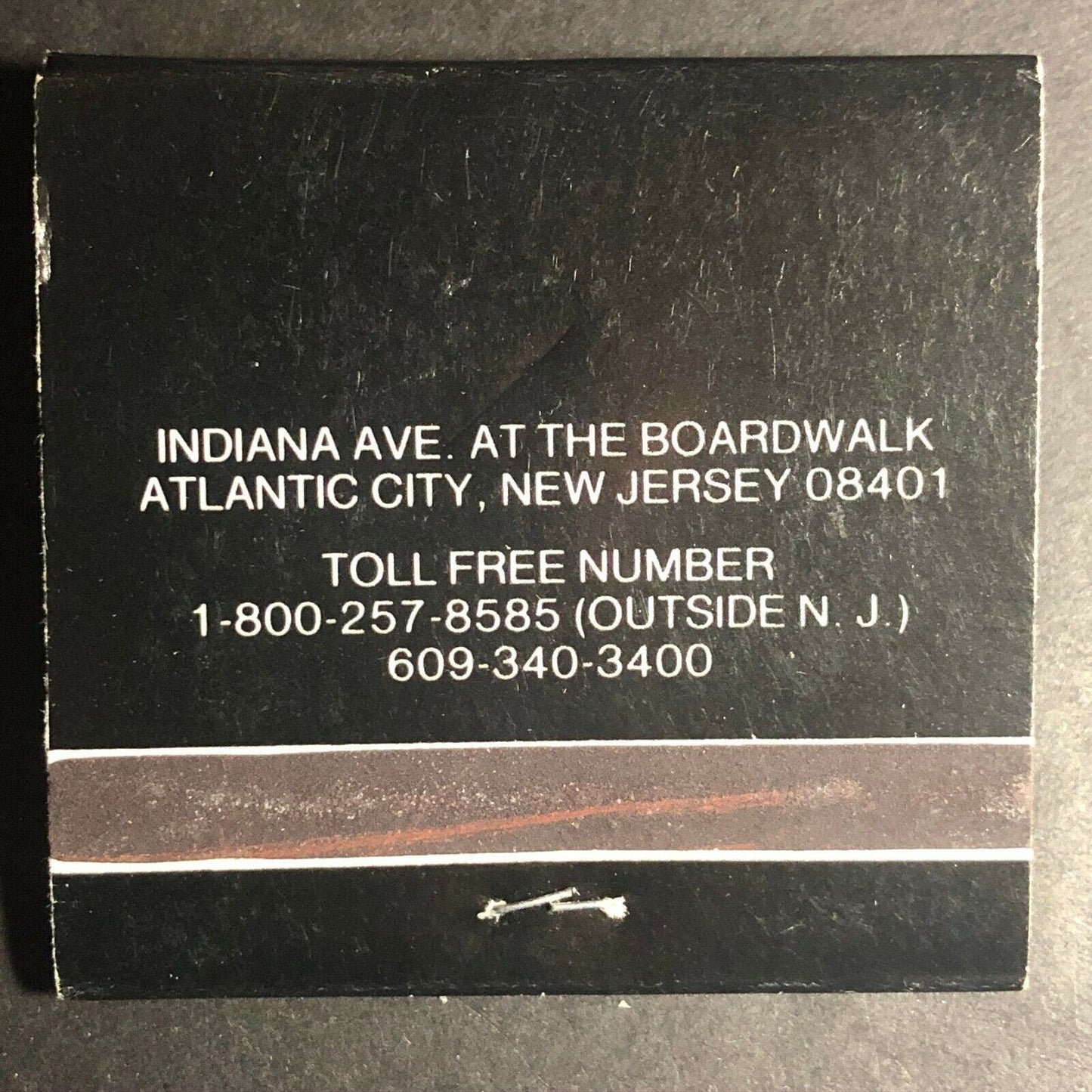 80's Full Matchbook "Claridge Casino Hotel" Atlantic City, NJ