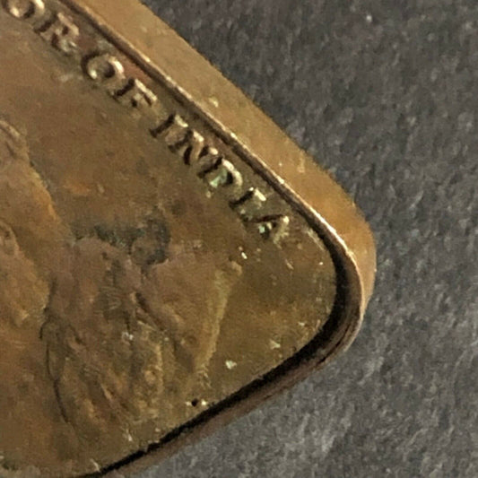 George V King and Emperor of India Straits Settlements 1 Cent 1920 21mm Token