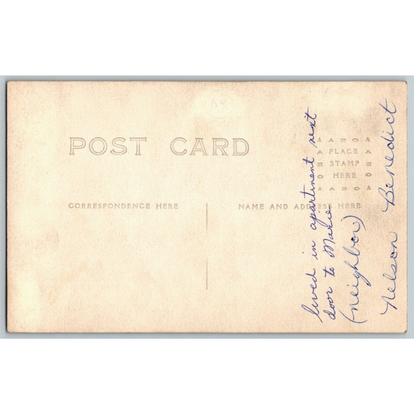 Vintage RPPC Postcard c1909 Child / Boy in Street Posing on Bicycle / Tricycle