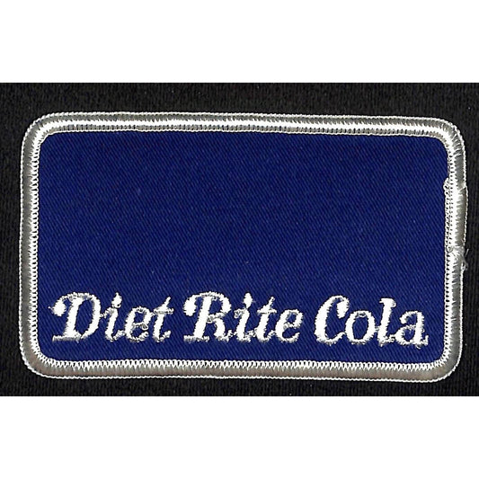 Diet Rite Cola Embroidered Soda Patch c1960's-70's - VGC Scarce