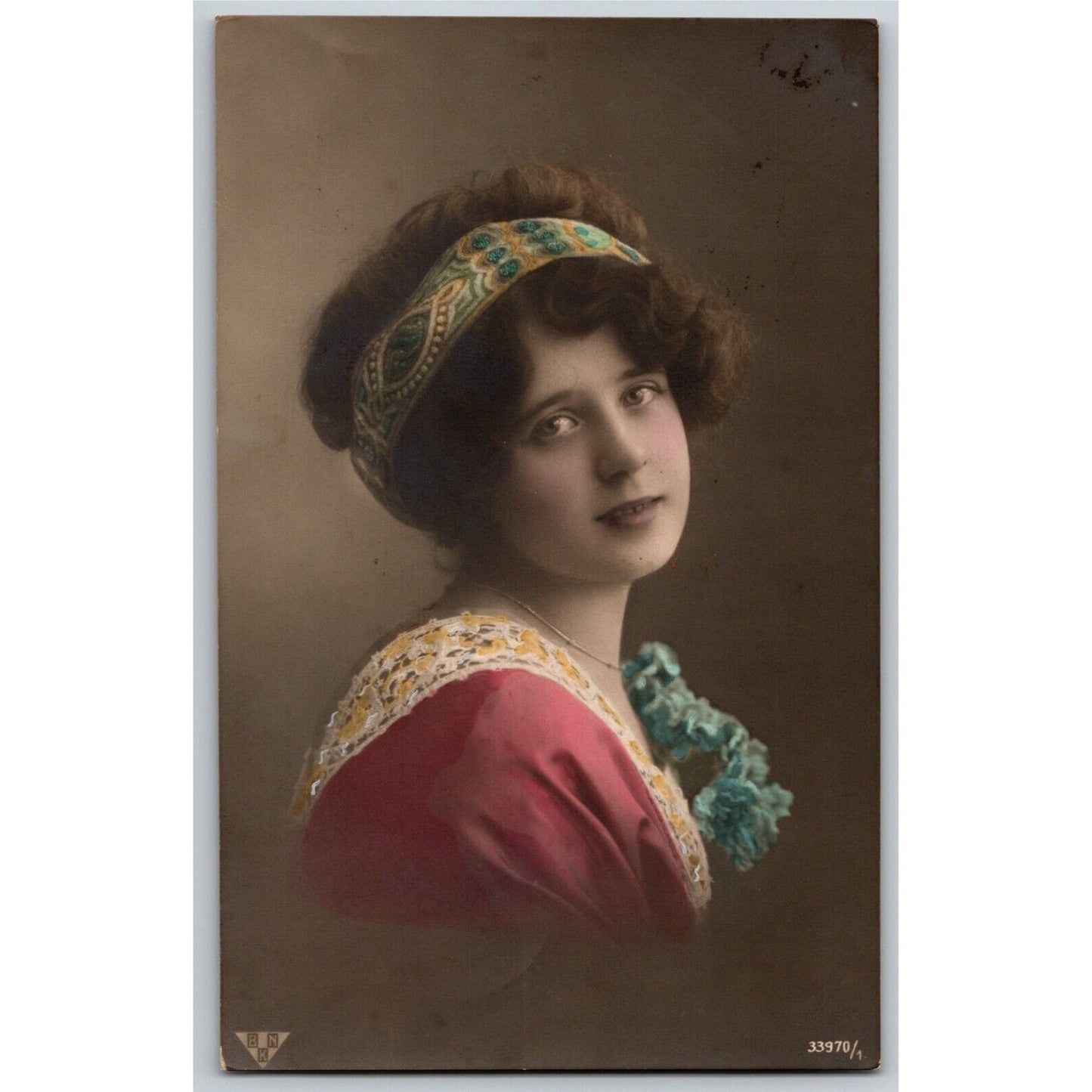 c1912 Vintage Russian RPPC* Theatre / Stage / Screen Actress Postcard (4294)