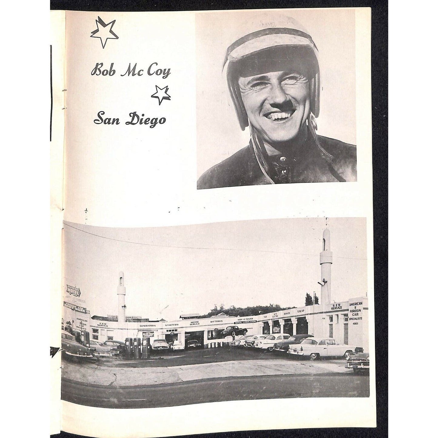 Scarce June 10 1961 Auto Racing CRA Big Car Program Ascot Gardena, CA 12pp