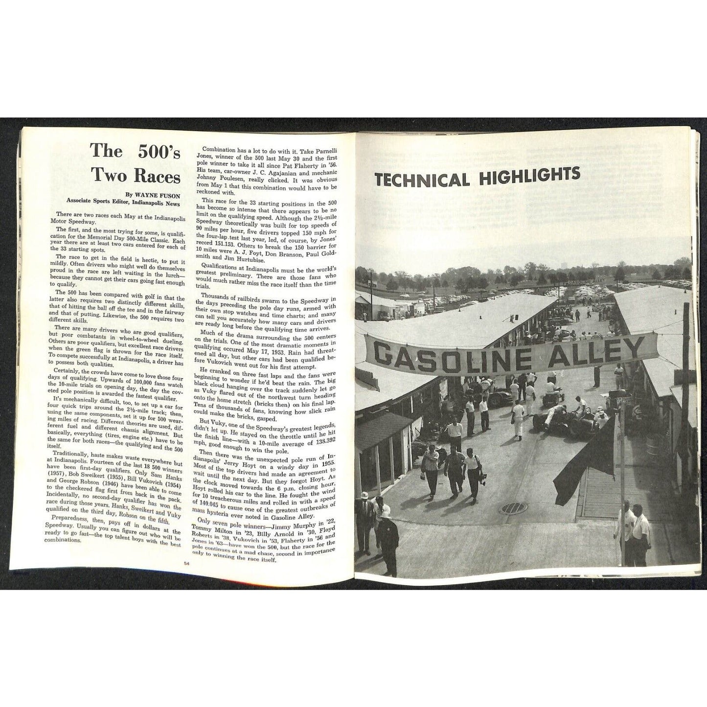 1964 Indy 500 Floyd Clymer's Indianapolis Yearbook IMS 190pp