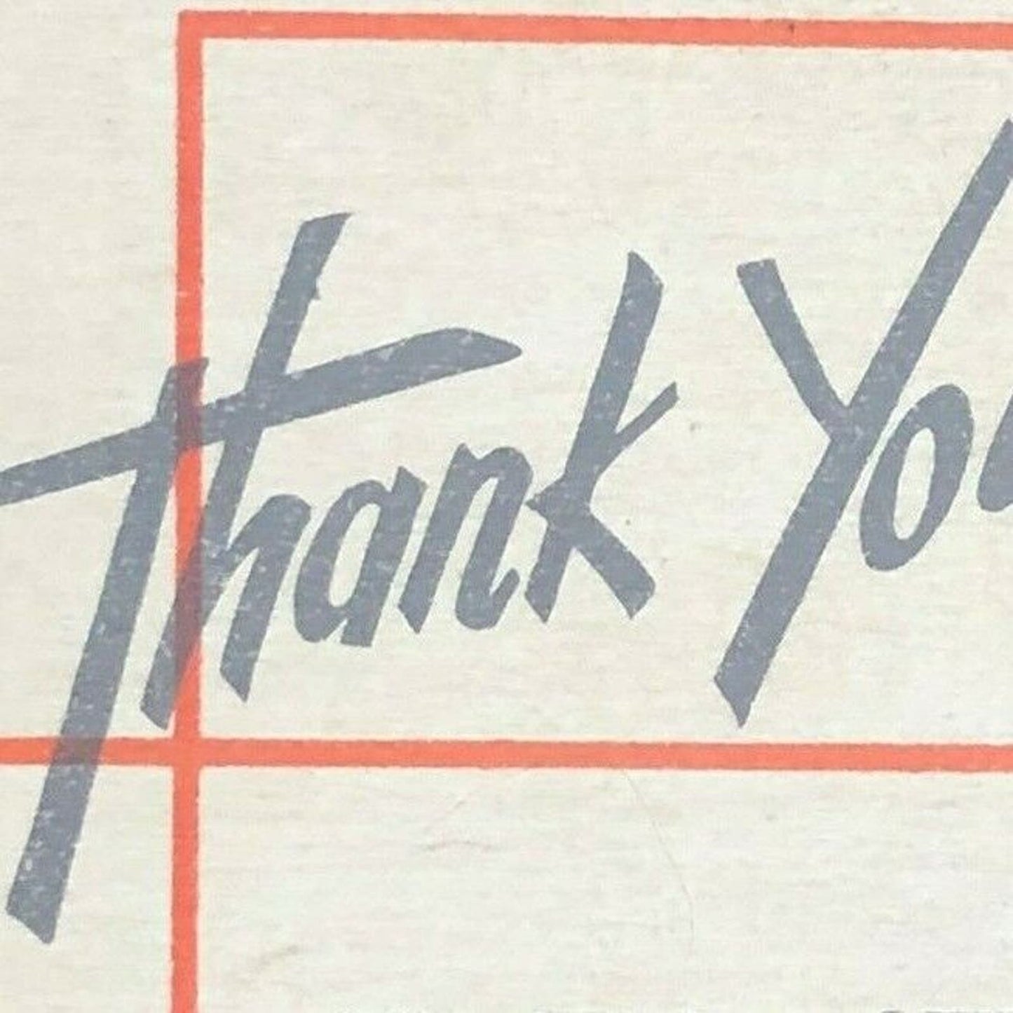 1950's-60's Full Matchbook - "Thank You - Rowe Services" w/ Bookmatch Offer
