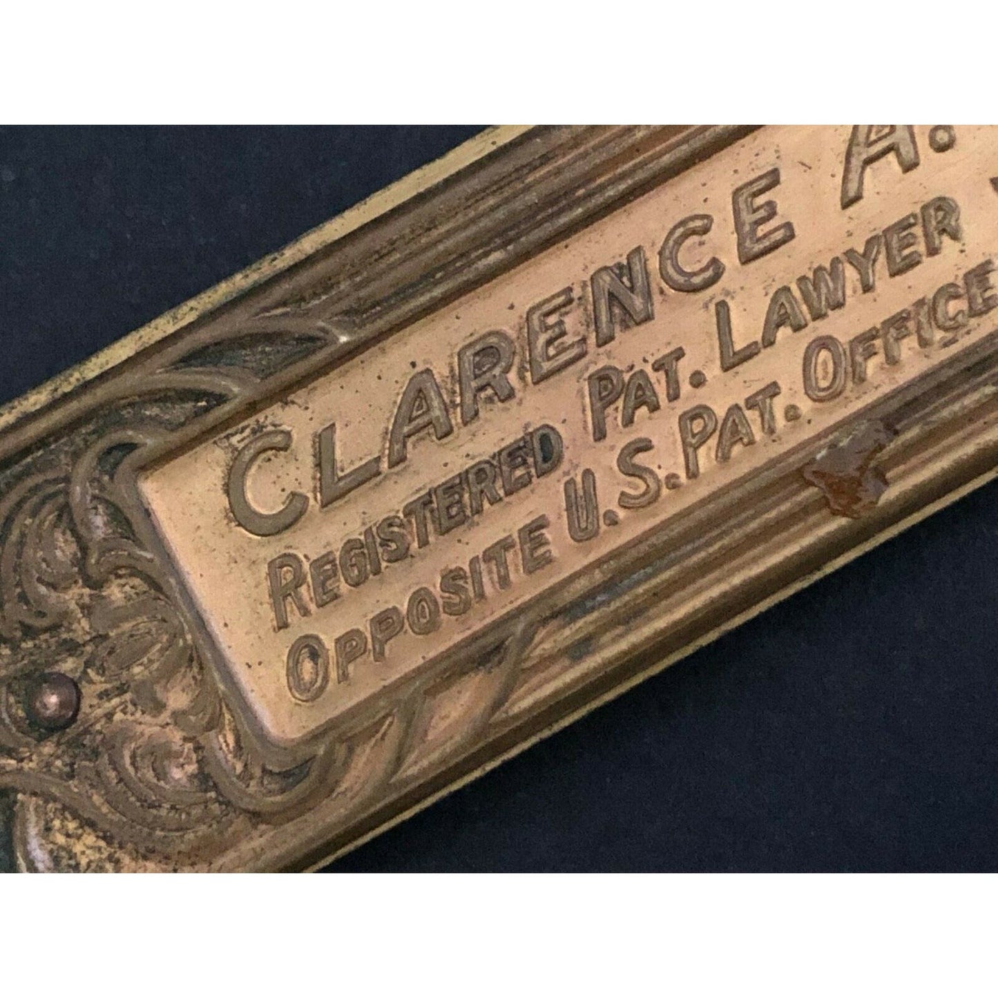 c1920's-30's 8.5" "Clarence A. O'Brien" Trade Mark Washington DC Letter Opener
