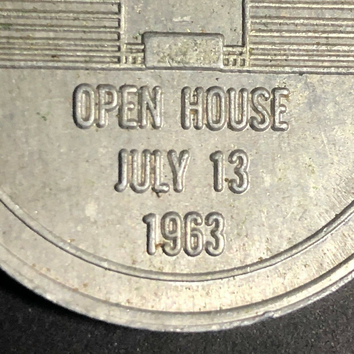 37mm Aluminum? 1963 General Dynamics Astronautics 5th Anniv. Open House Token