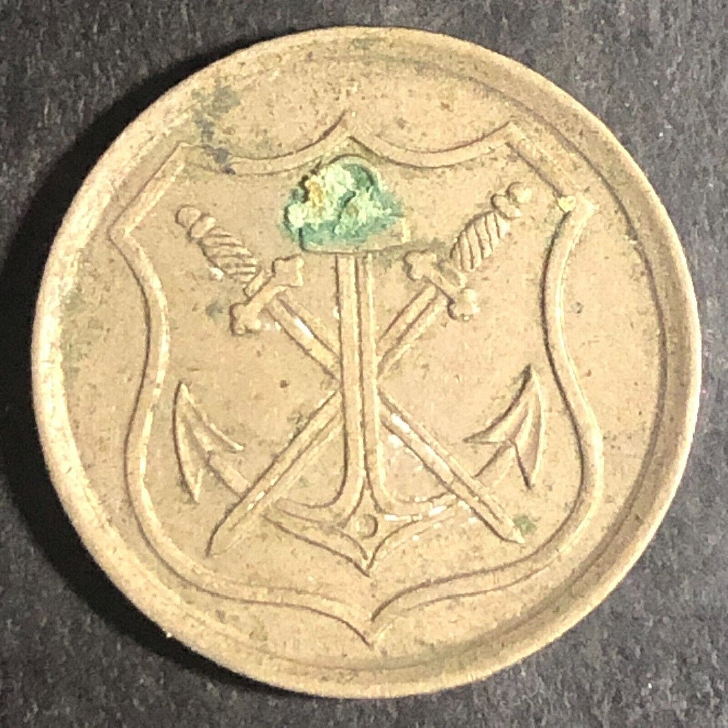 1919 Stadt Solingen 10 Pfennig Coin Germany Shield Anchor Sword 21mm