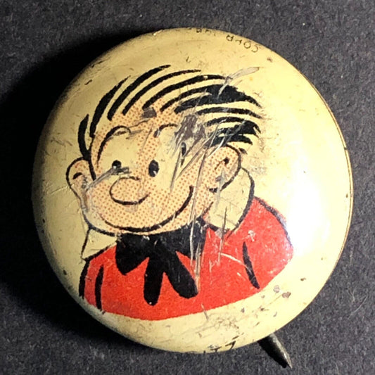 Fritz Kellogg's Pep Cereal Steel Pinback Button c1945-47