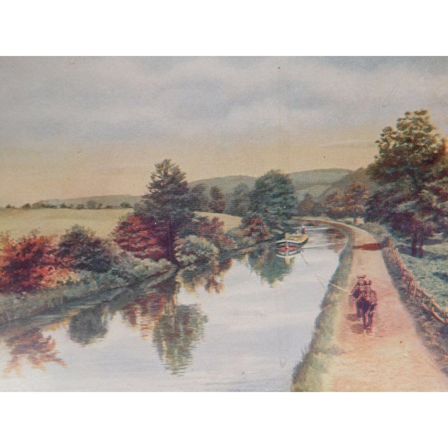 C. M. Seaver 1901 "Twilight On The Lehigh Valley" Calendar Williamstown Vermont