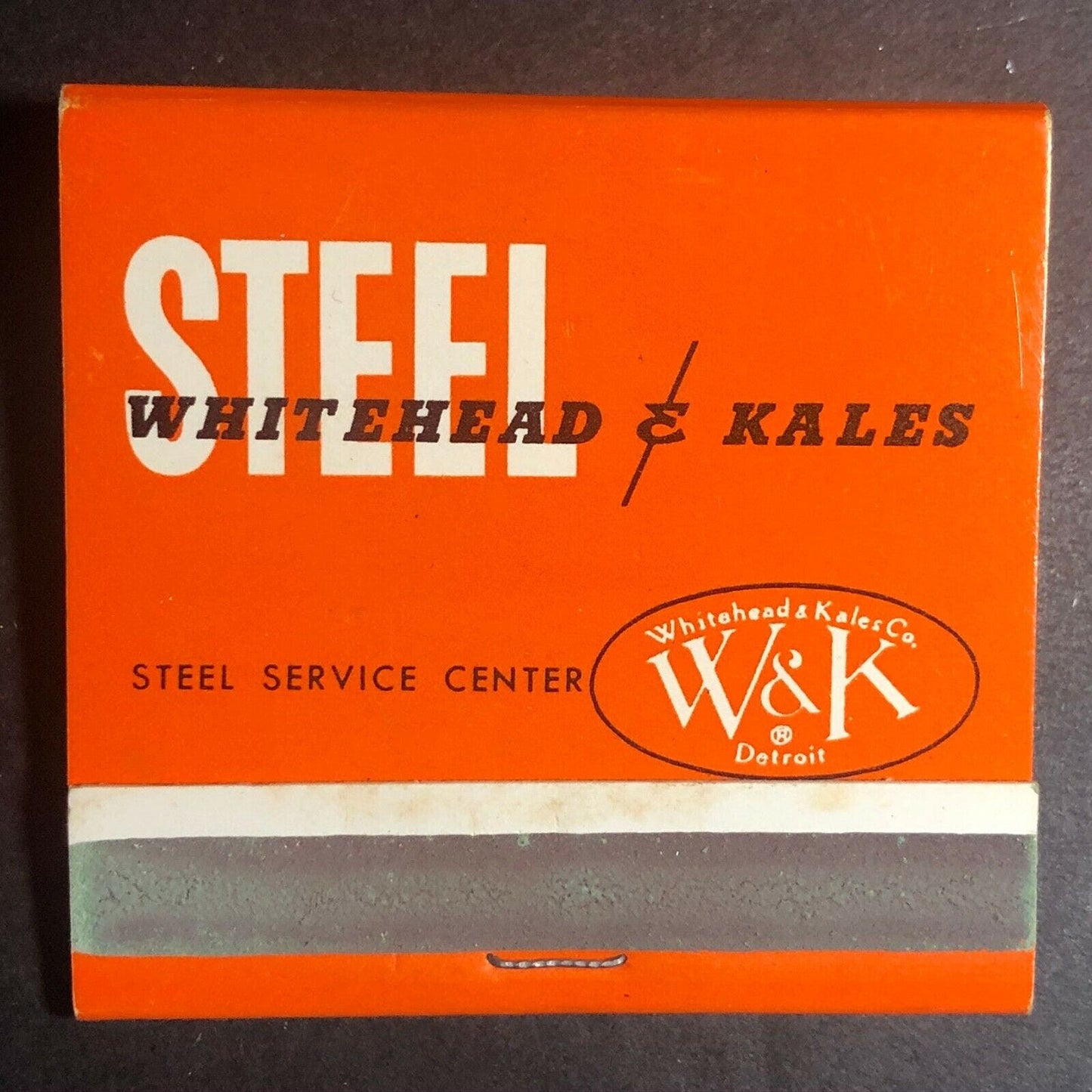 60's-70's Full Matchbook "Writhead & Eales" Steel Service Center Detroit, MI