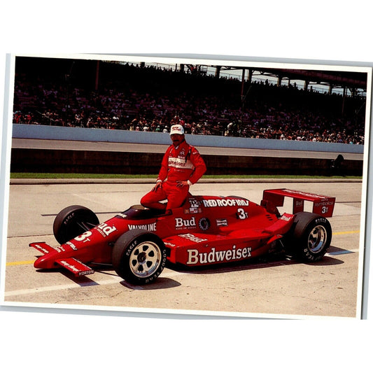 c1986 Indy 500 - Bobby Rahal - Motor Speedway NOS 4" x 5 3/4" Postcard
