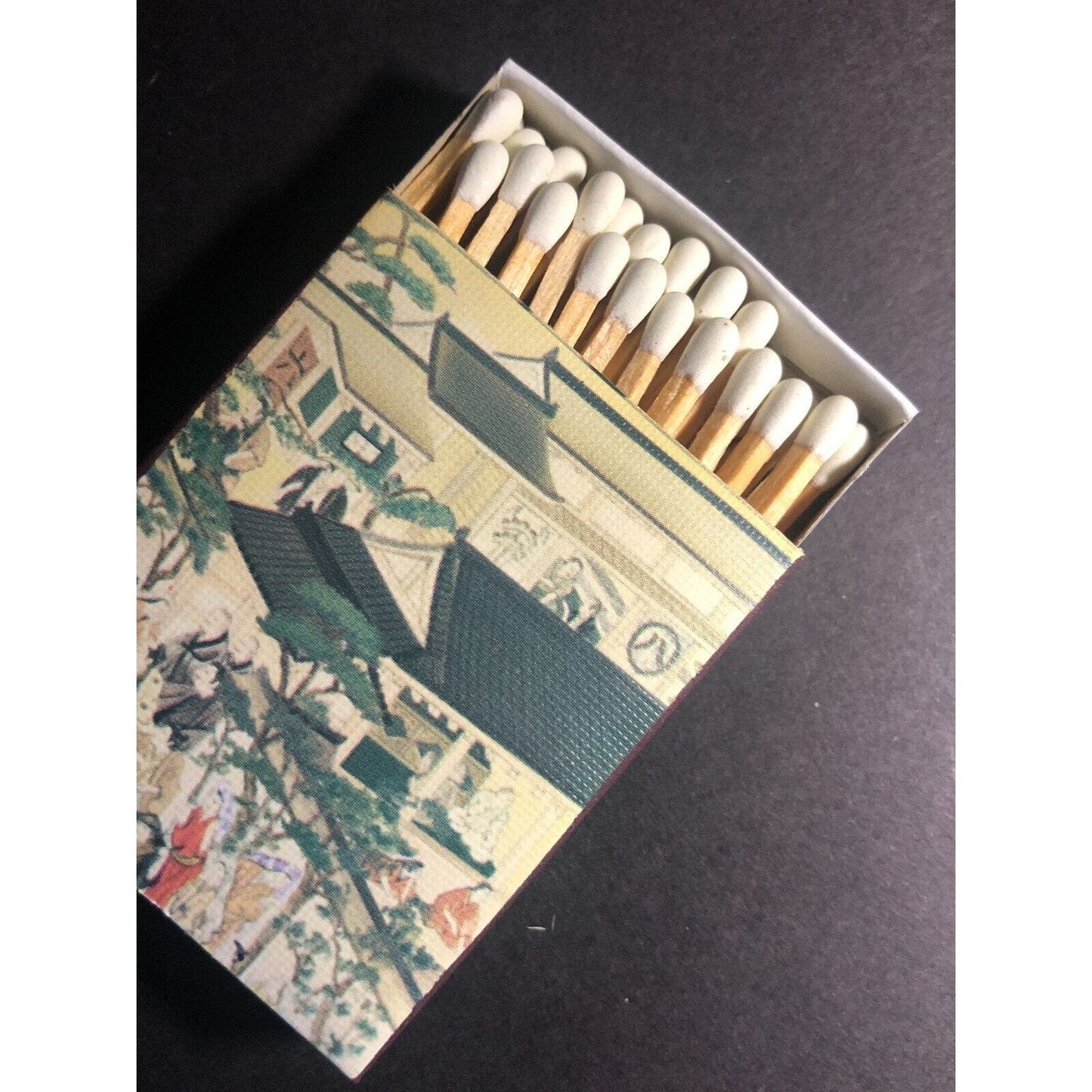 Japanese Outdoor Scene Art c1960's AKCO Co. Matchboxes / Matchbook NOS VGC #7