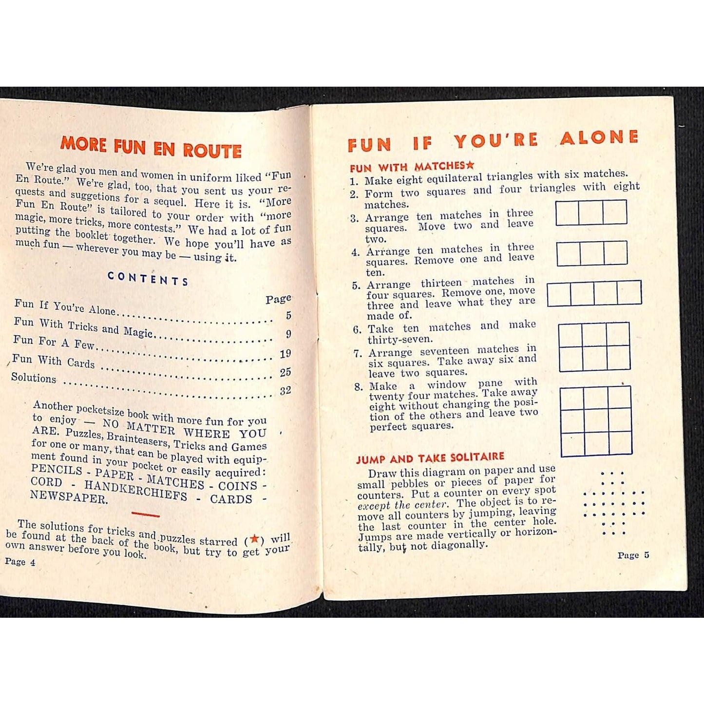 Firestone Tire & Rubber Co's "More Fun En Route" Armed Forces 1944 34pp