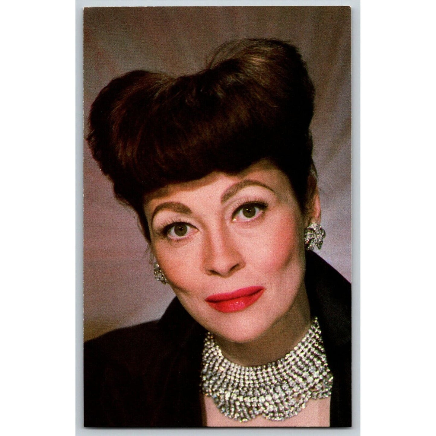 Faye Dunaway "Mommie Dearest" c1980 Postcard - Ken Prag Coll. VGC