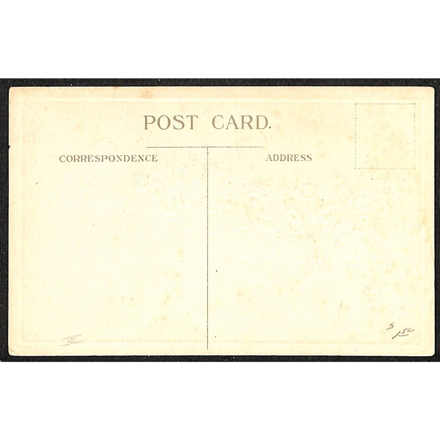 St. Patrick's Day Postcard Fond Greetings Clovers Gilt Embossed NP c1910-15