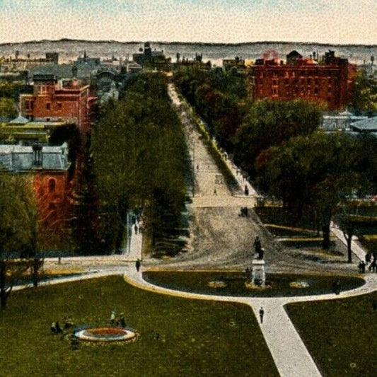 "View From The Parliament Buildings" Toronto, Canada" - Vintage Postcard NP