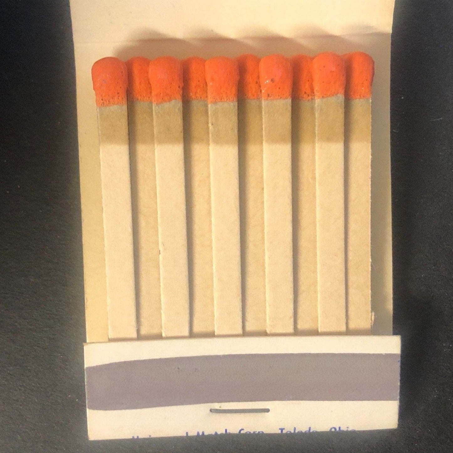 Marathon Oil Company Park Ridge, IL Vintage Full Matchbook c1960's VGC