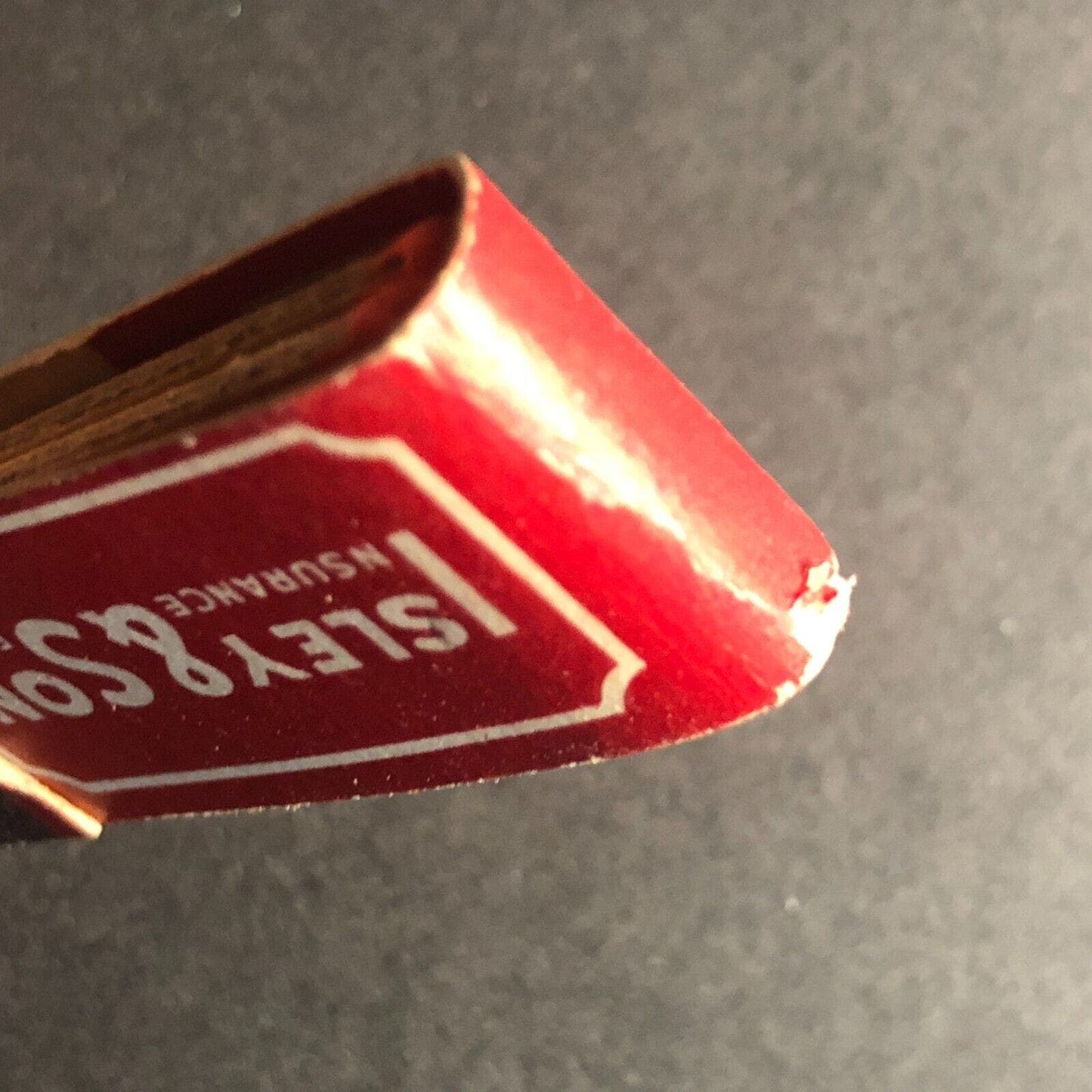 Isley & Son Insurance Watkins Glen, NY Full Matchbook Wooden c1950's-60's