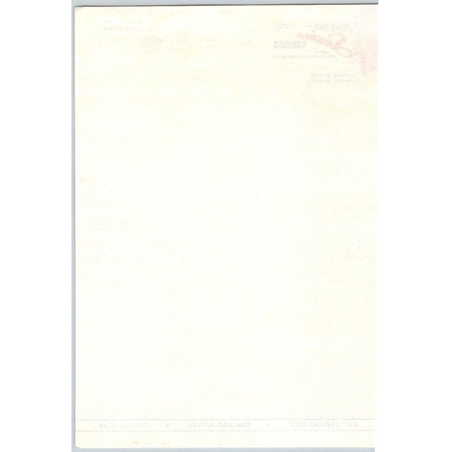 Pulack Bros. Shrine and Trained Animal Exposition Circus Letterhead c1944 Chic