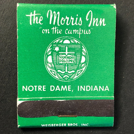 Morris Inn at Campus Notre Dame, IN Vintage Full Matchbook c1960's-73
