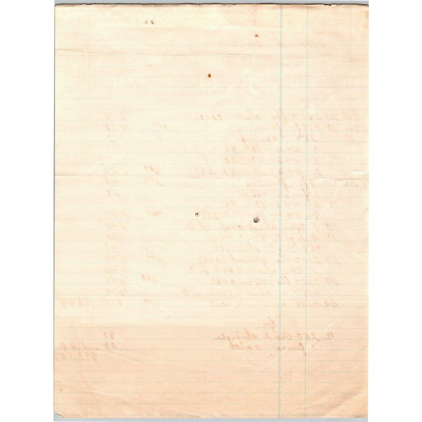Gordon & Crane 1885 Letterhead Middletown, NY Lumber Hard & Soft Coal Plaster