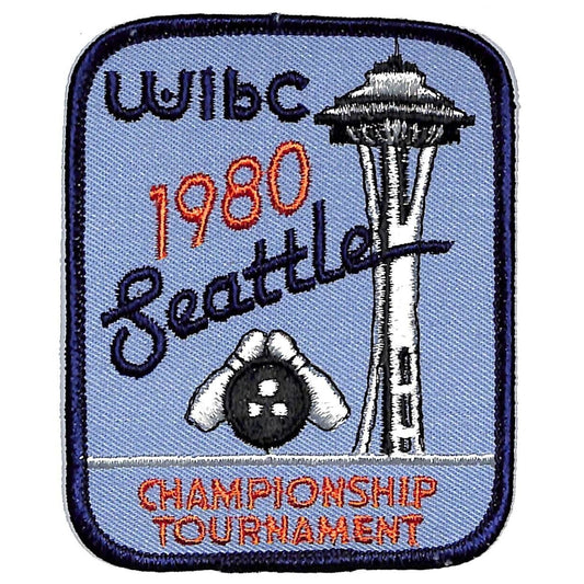 1980 Seattle Championship Tournament WIBC Embroidered Bowling Patch