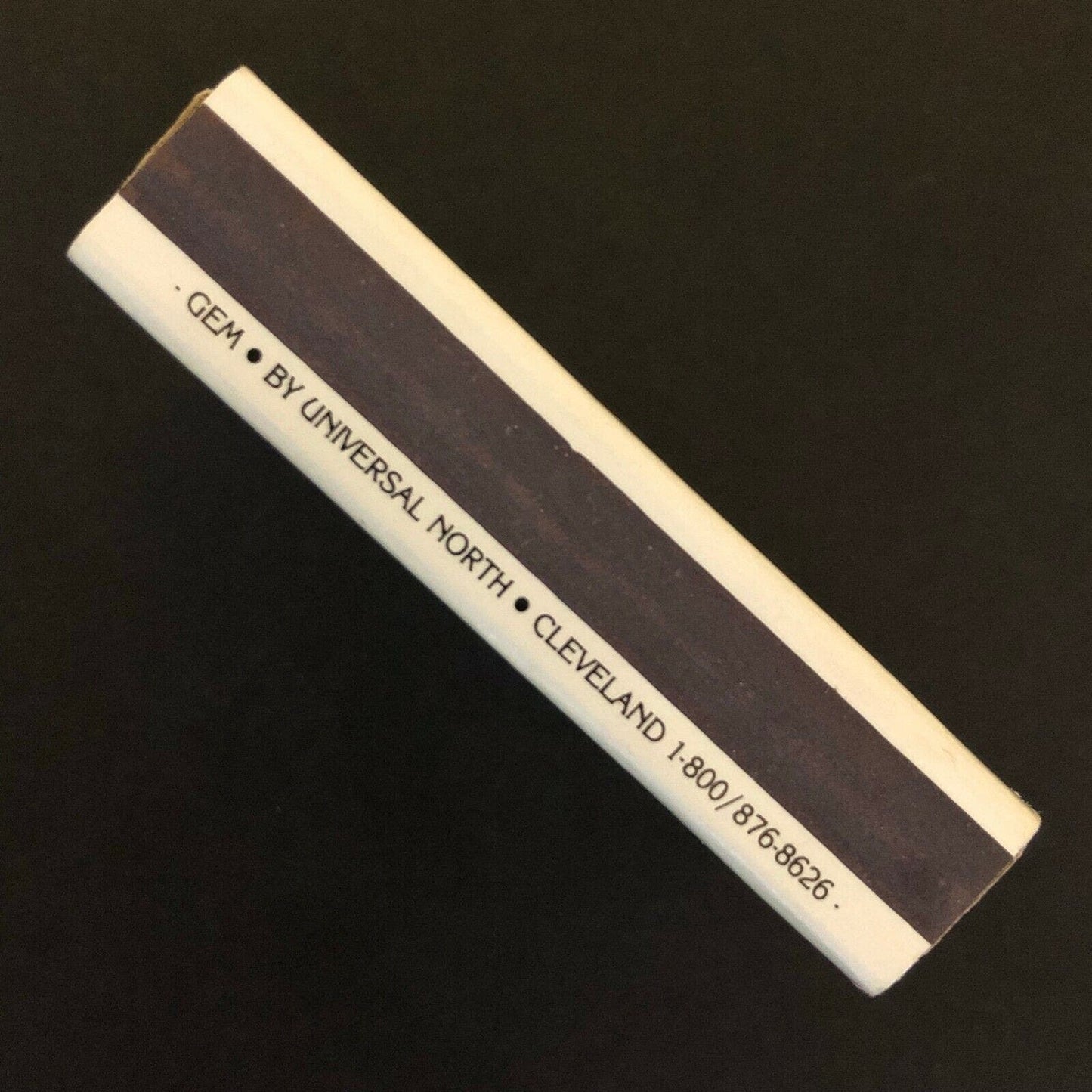 c1980's-90's Wooden Matchbox Matchbook "Post Victoria" Bistro Waterford, CT