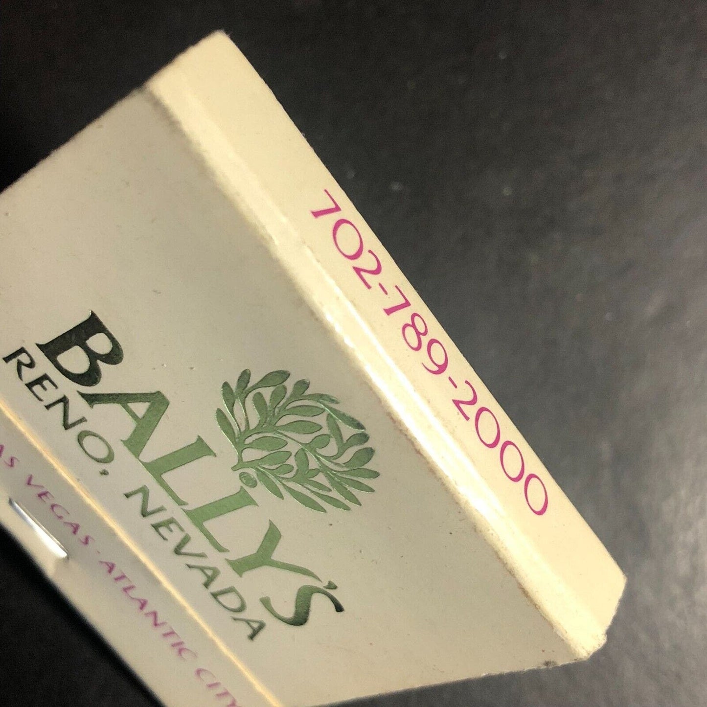 Bally's Reno Nevada "The Steak House" Full Matchbook c1985-95