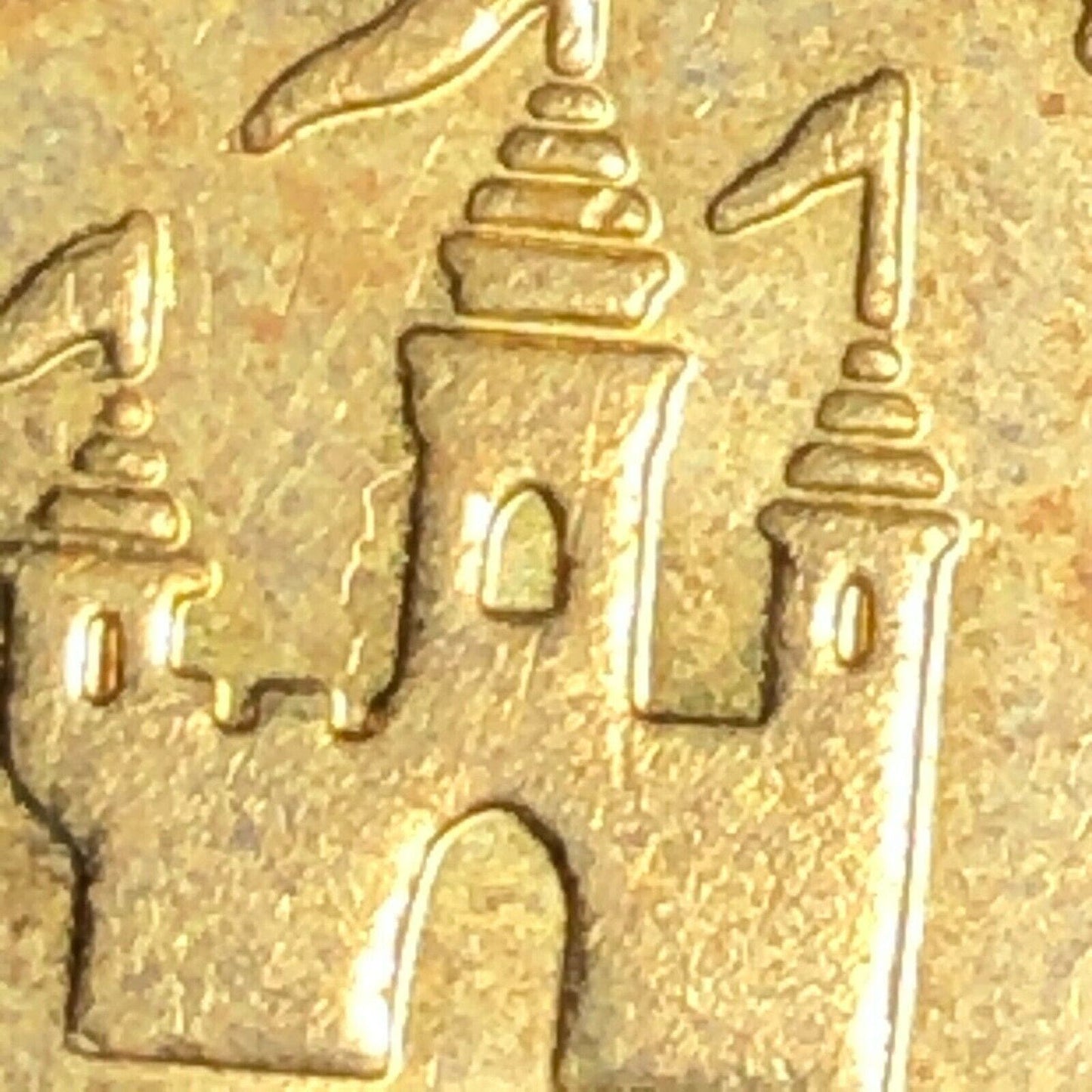 22.8mm Vintage Pepsi Camelot Park Brass Token - Modesto, CA