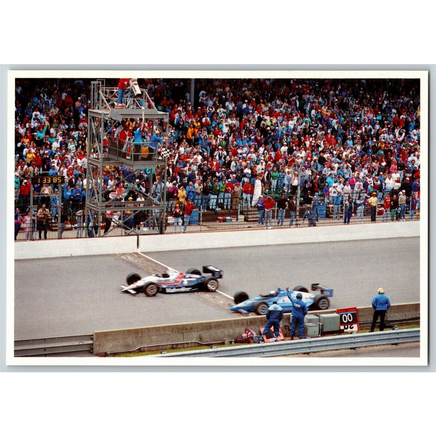 c1992 Indy 500 - Al Unser - Motor Speedway NOS 4" x 5 3/4" Postcard