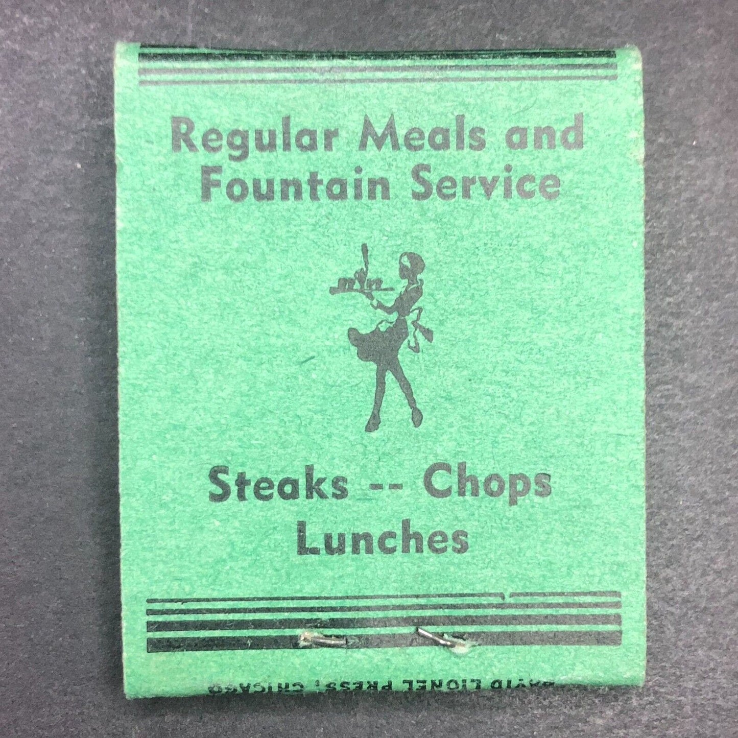 Knotty Pine Restaurant Daniel Lewis Watkins Glen Full Matchbook c1940's-50's