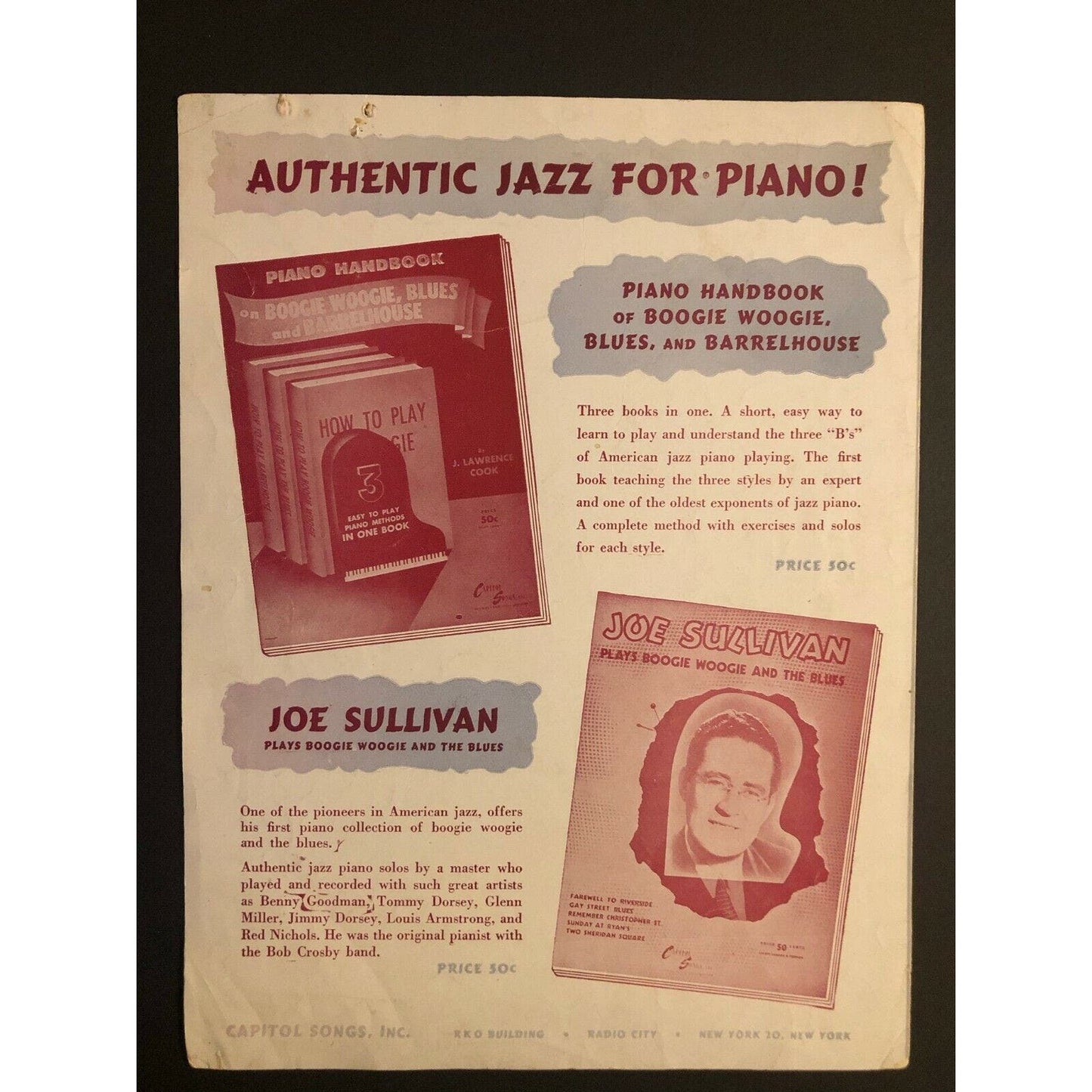 Vintage 1940's Sheet Music - "Dream" Johnny Mercer