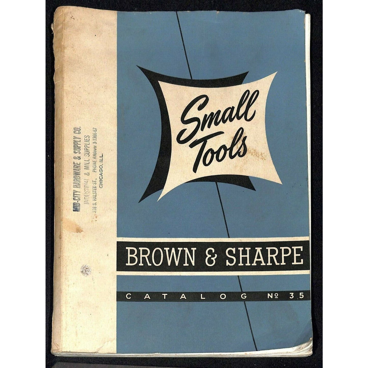 1951 Brown & Sharpe Small Tool Catalog No. 35 - 220pp Mid-City Hardware Chicago