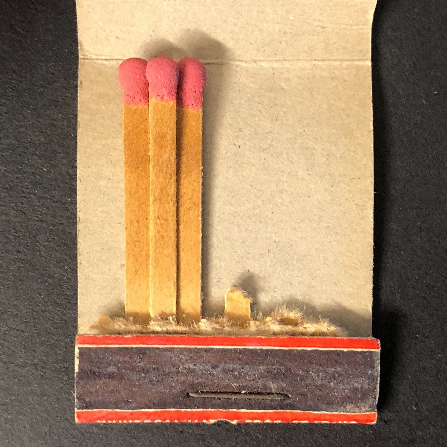 High Speed Gas Hi-Speed Solvenized Near Empty (-17) Matchbook c1940's Scarce