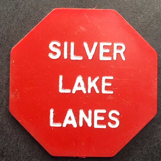 (Willow Grove, PA ?) Silver Lake Lanes Plastic G/F 25¢ Token 28.4mm c1960's-70's