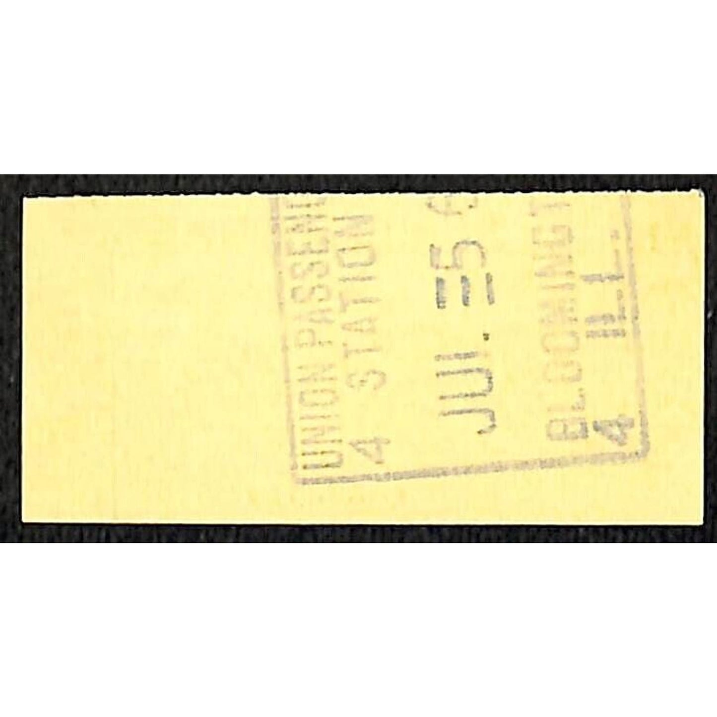 Gulf, Mobile and Ohio Railroad 1956 Passenger Check / Ticket #4465