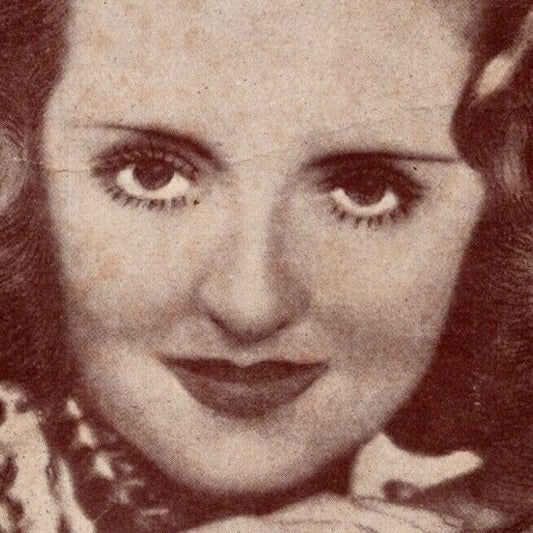 Bette Davis Leading Lady Movie Star Arcade Card - Ken Prag Coll. EXC