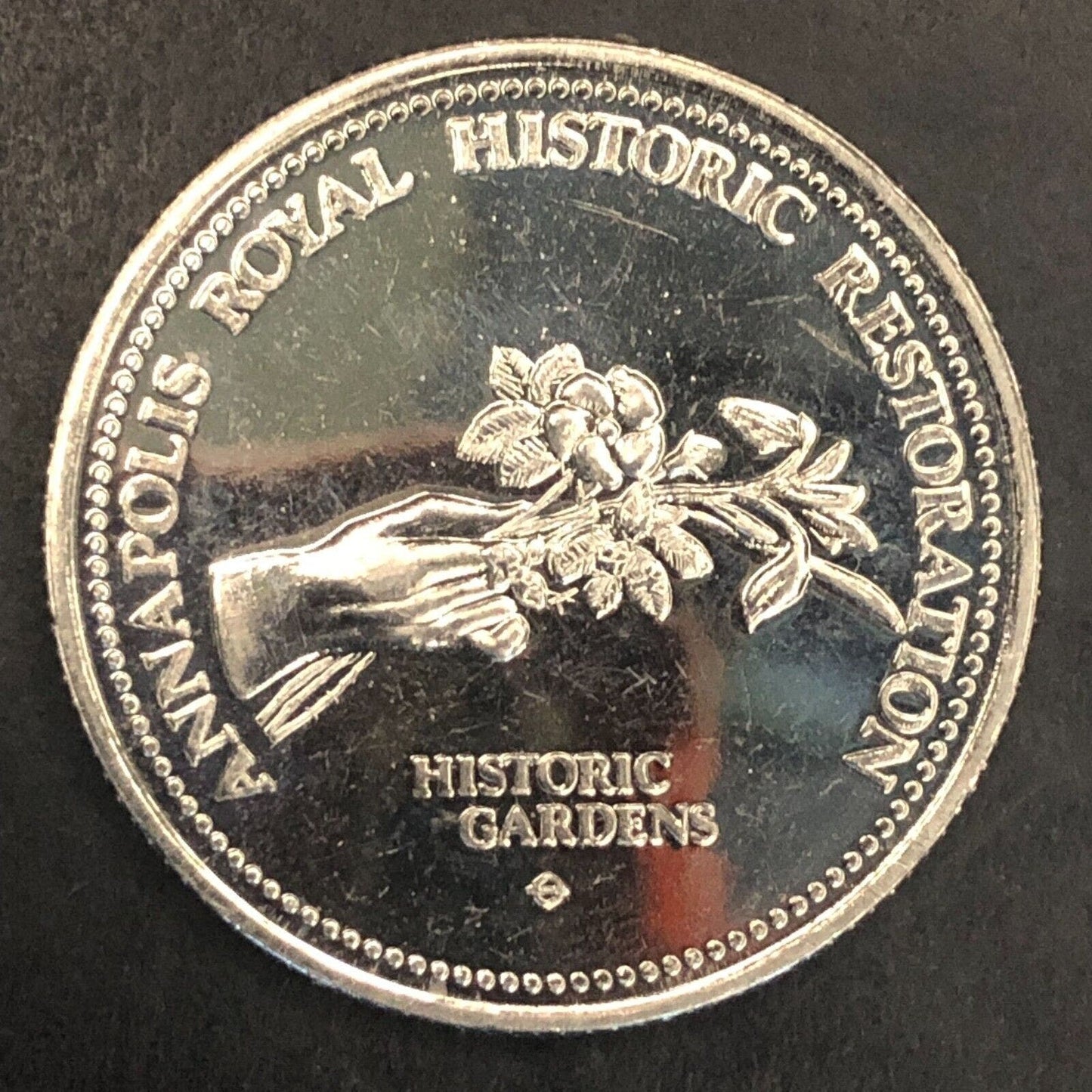 Annapolis Royal Historic Restoration Gardens Medal 33mm 13g