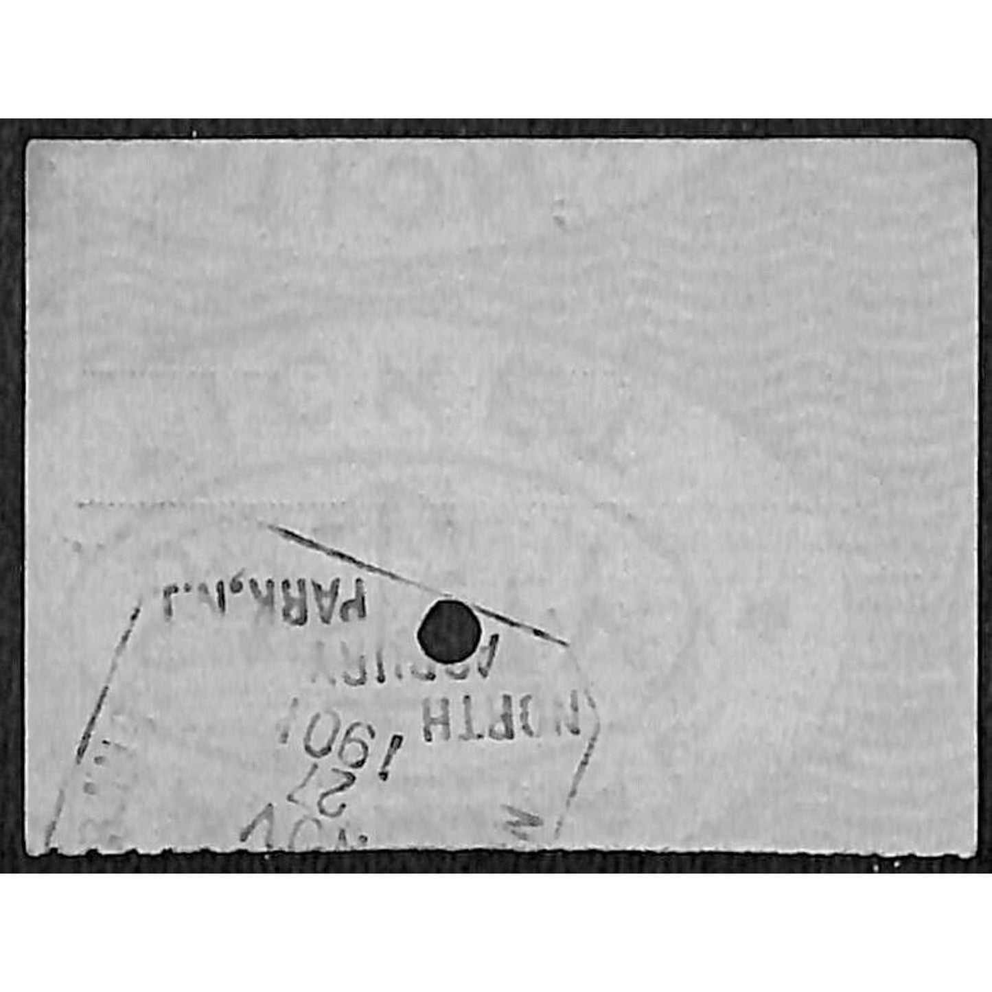 New York & Long Branch Railroad 1901 Ticket #4007
