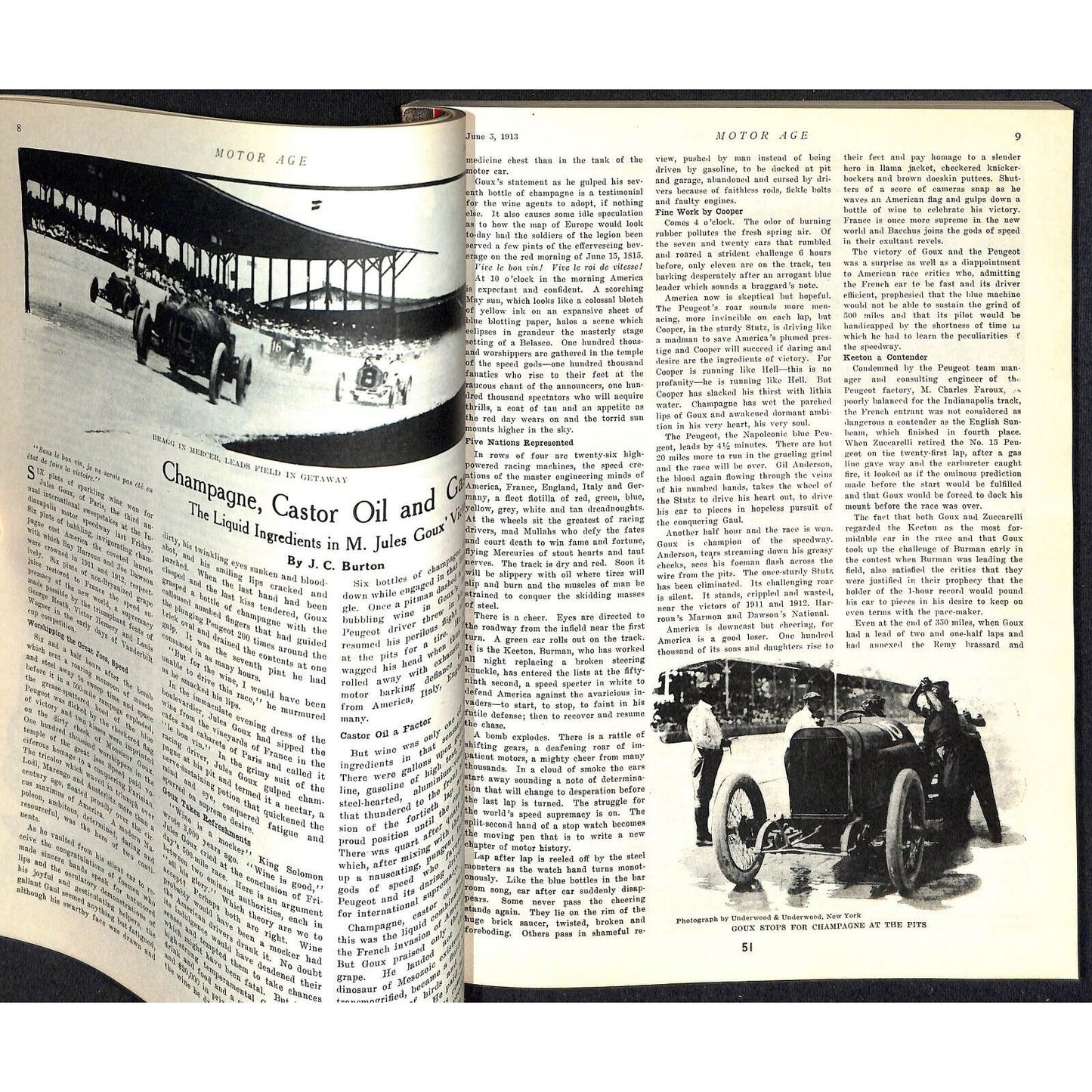 1946 Indy 500 Floyd Clymer's Indianapolis 1909-1941 Race History IMS 320pp. VGC