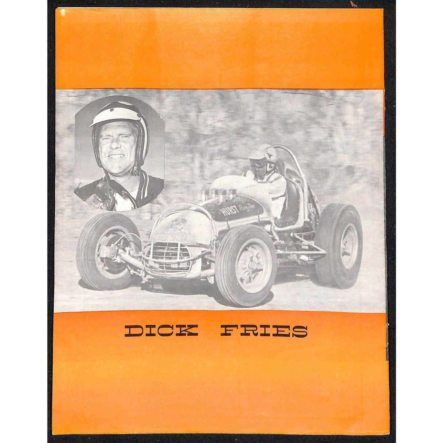 Scarce 7/23 1966 Sprint Car Auto Racing CRA Program Whiteman Speedway 16pp.