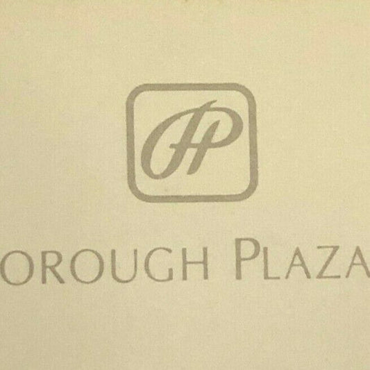 c1980's-90's Wooden Matchbox Matchbook - Westborough Plaza Hotel