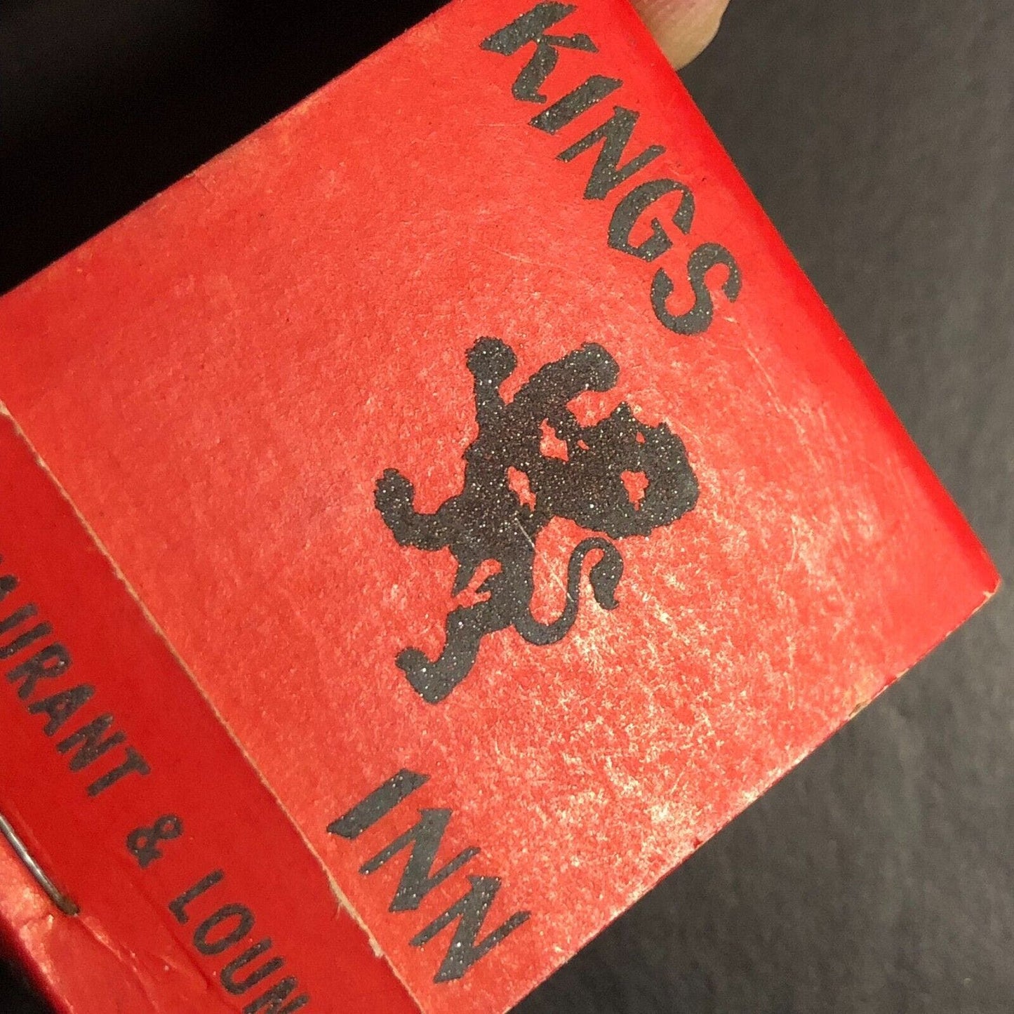 Kings Inn / Peasants Pub Oak Lawn, IL Near Full (-1) Matchbook c1968-73