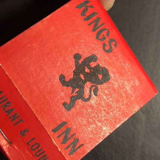 Kings Inn / Peasants Pub Oak Lawn, IL Near Full (-1) Matchbook c1968-73