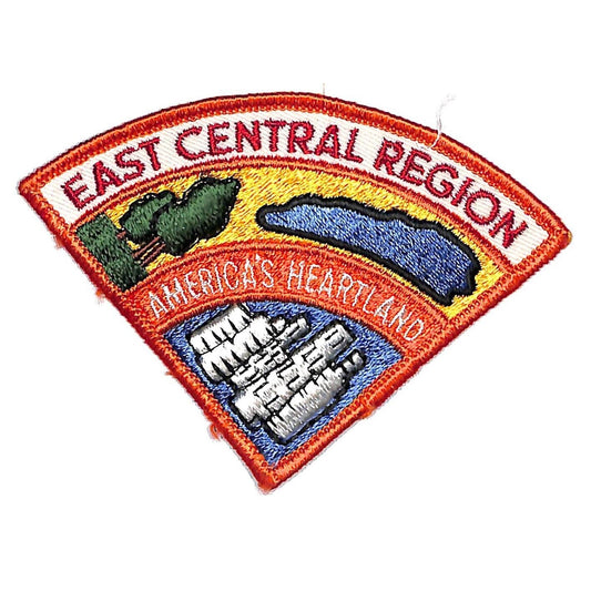 BSA Patch East Central Region "America's Heartland" Pie Shape