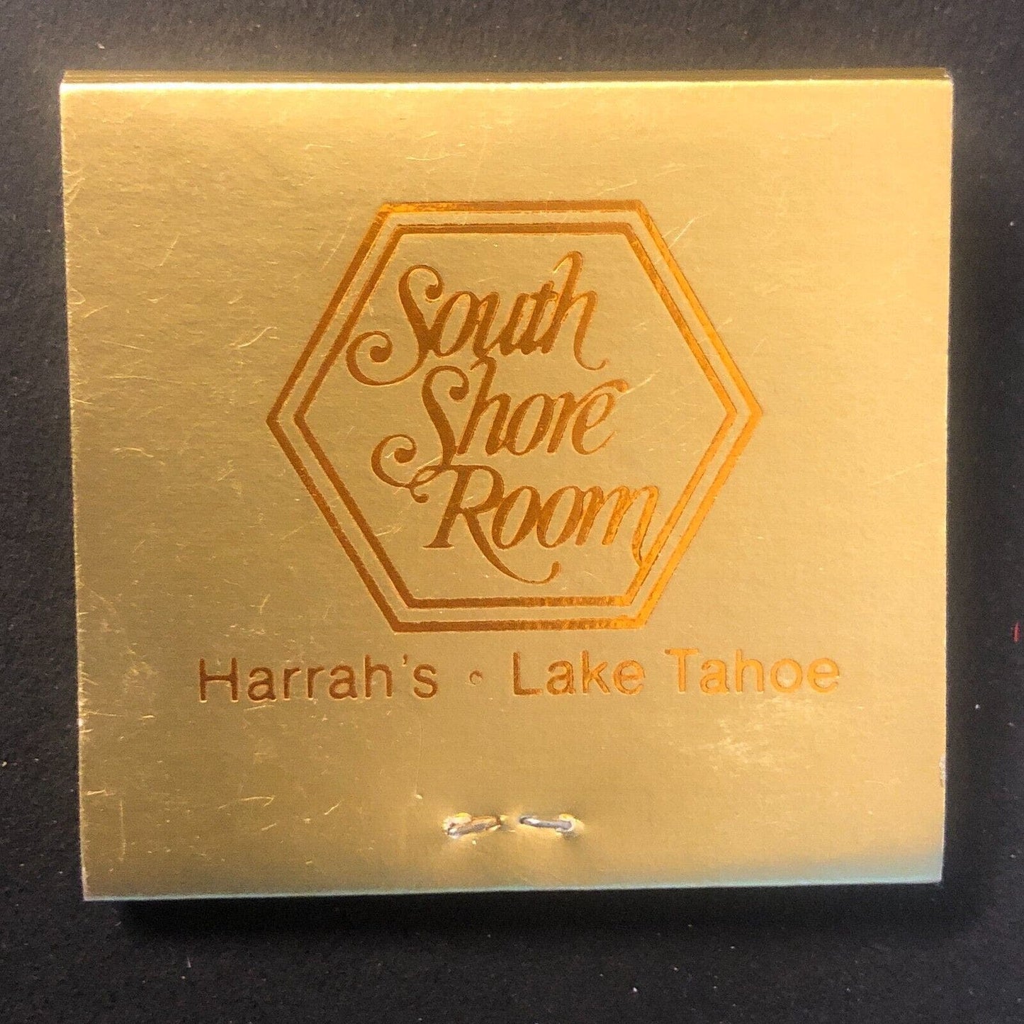 Harrah's Hotels Casinos Tahoe South Shore Vintage Full Matchbook c1960's-73 VGC
