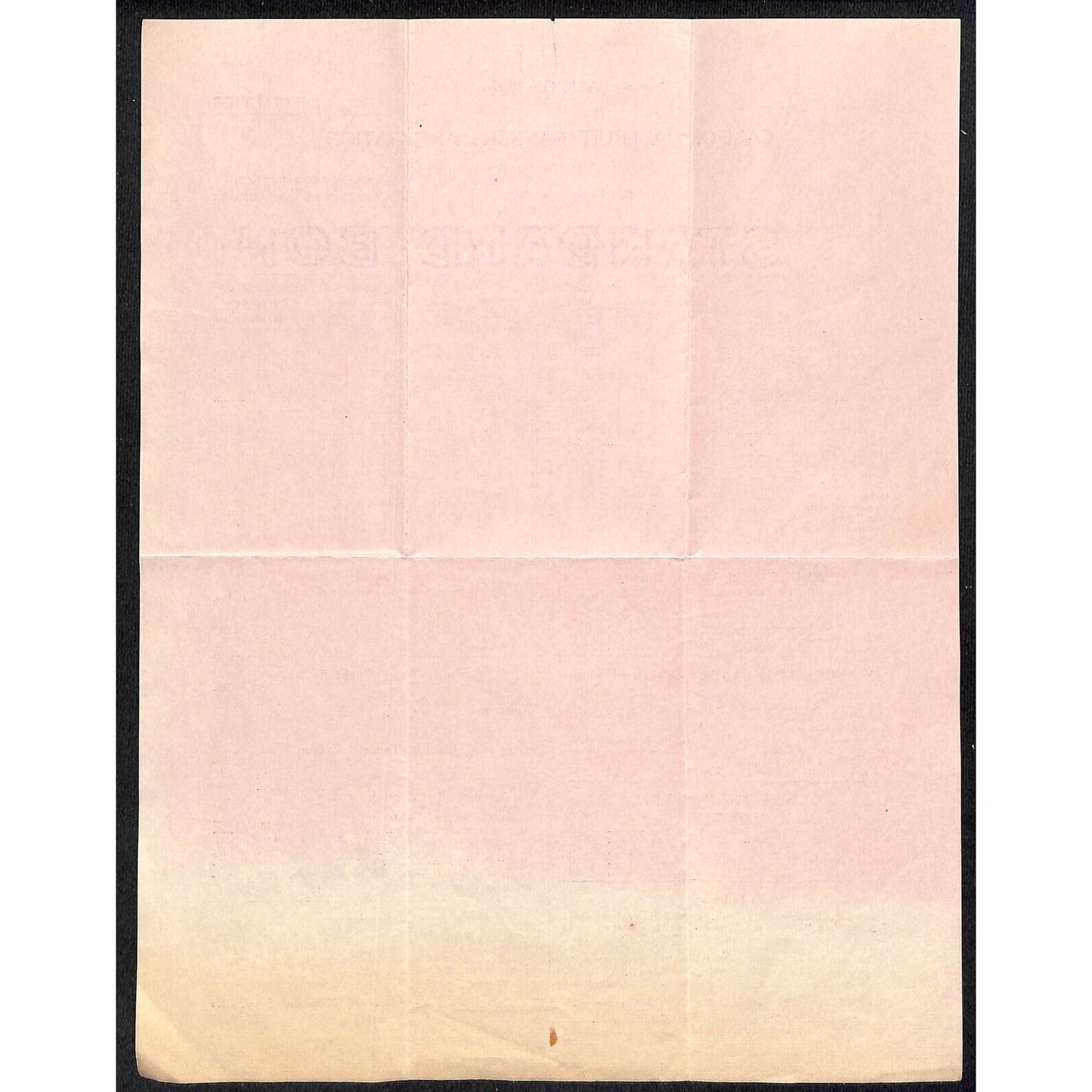 1907 California Fruit Canners Association San Francisco Price List Sales Sheet