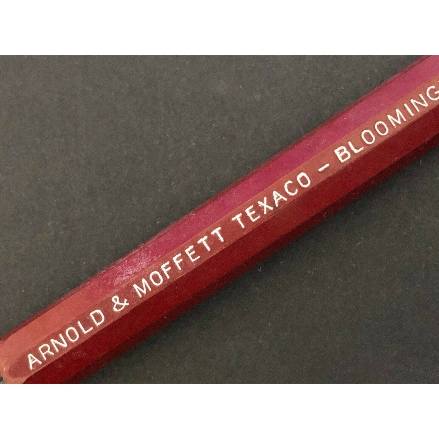 c1940's-50's Arnold & Moffett Texaco Bloomington, IL - Mech. Advertising Pencil